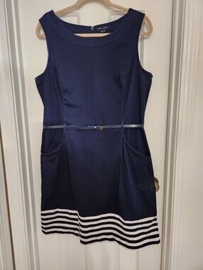 Tommy Hilfiger Casual Belted Shift Dress - Size 16